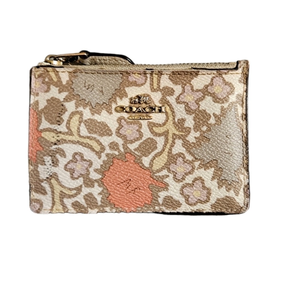 COACH | Yankees Floral Print Coin Wallet | Women's | Y2K